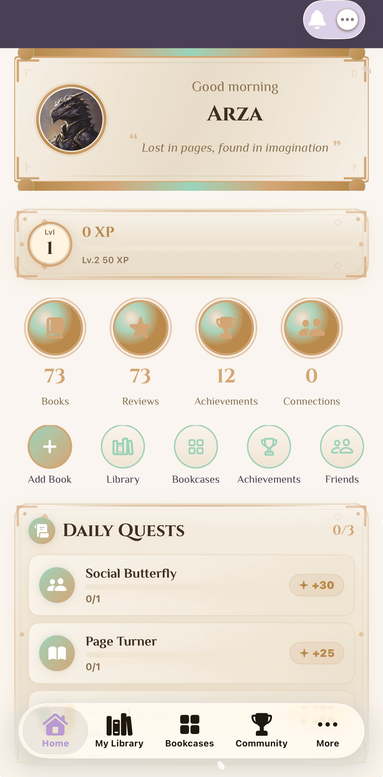 Enchanted Reads iOS app
